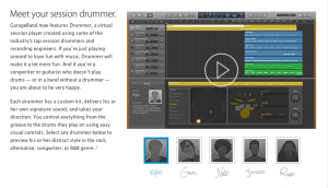 GarageBand drummers