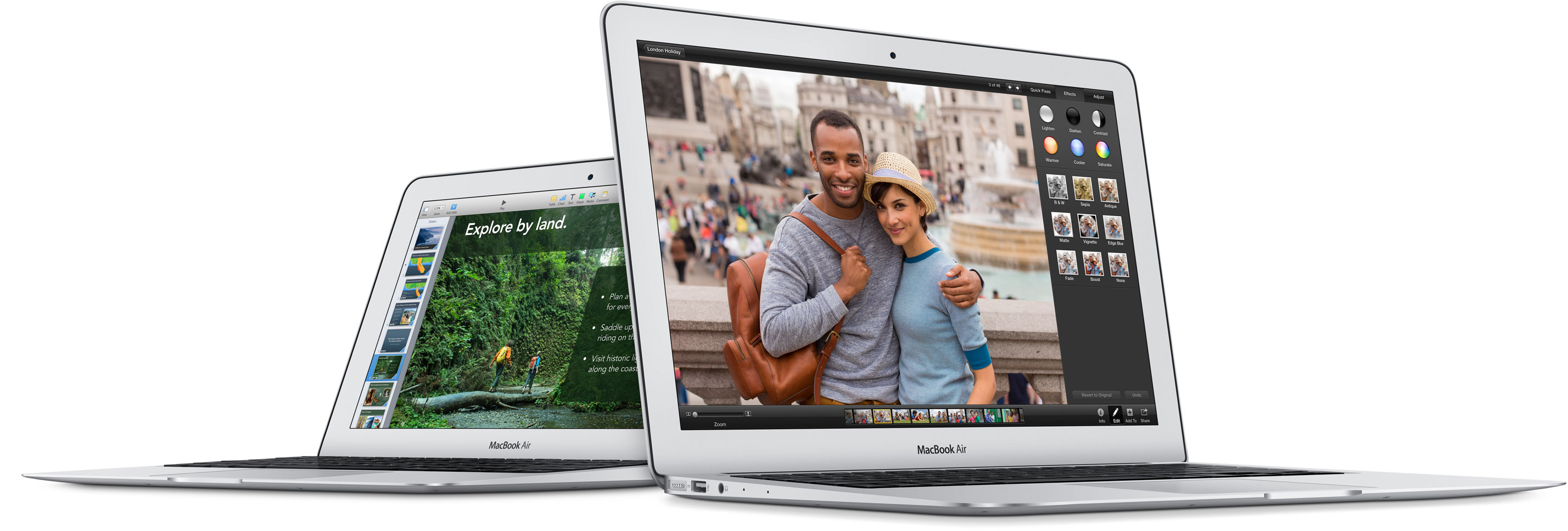 The Latest MacBook Air Flies In